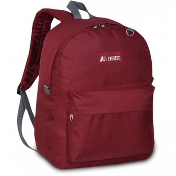 Everest Everest 2045CR-BURG Classic Backpack - Burgundy 2045CR-BURG - main